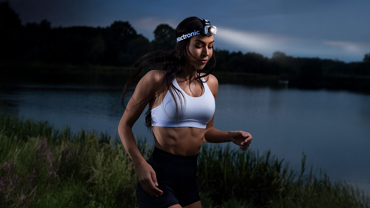 MACTRONIC Maverick White Peak - czołówka  latarka czołowa